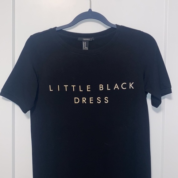Little Black Dress t-shirt dress - Picture 1 of 2